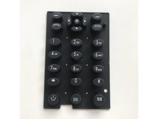 电话机数字按键导电胶功能按钮硅橡胶配件