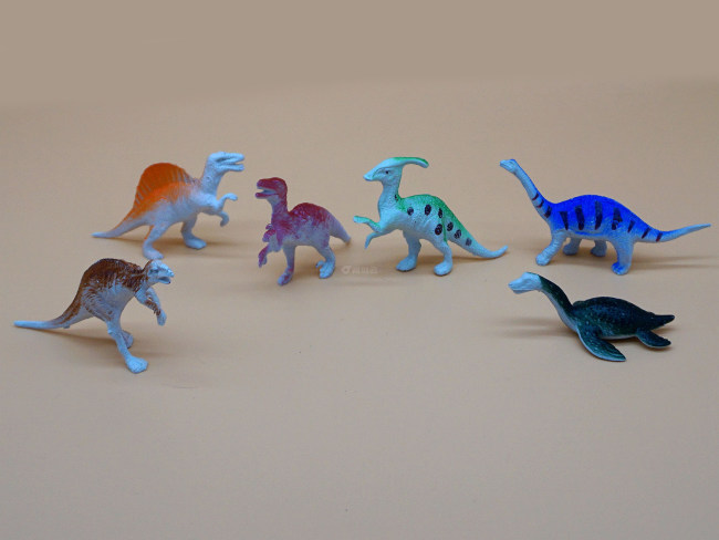 恐龙套装玩具实心丙料动作恐龙动物