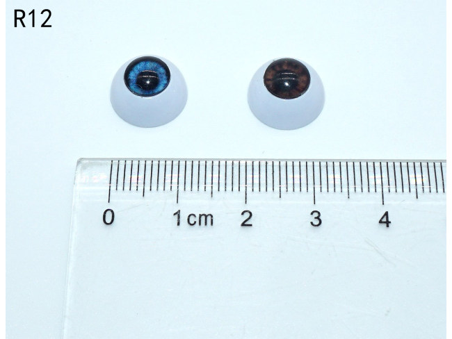黑白玩具塑料活动眼睛手工diy配件尺寸俱全