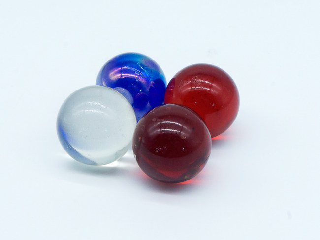 大量供应各种型号规格彩色玻璃透明珠小球