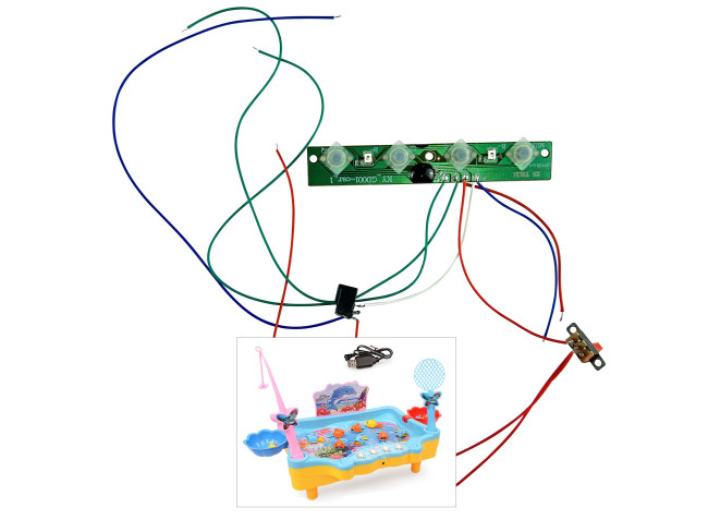 厂家PCBA线路板COB板焊接玩具钓鱼玩具音乐电子板PCBA