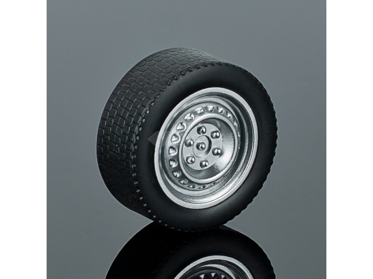 30MM喷漆车轮胎包注包胶仿真玩具车轮定做