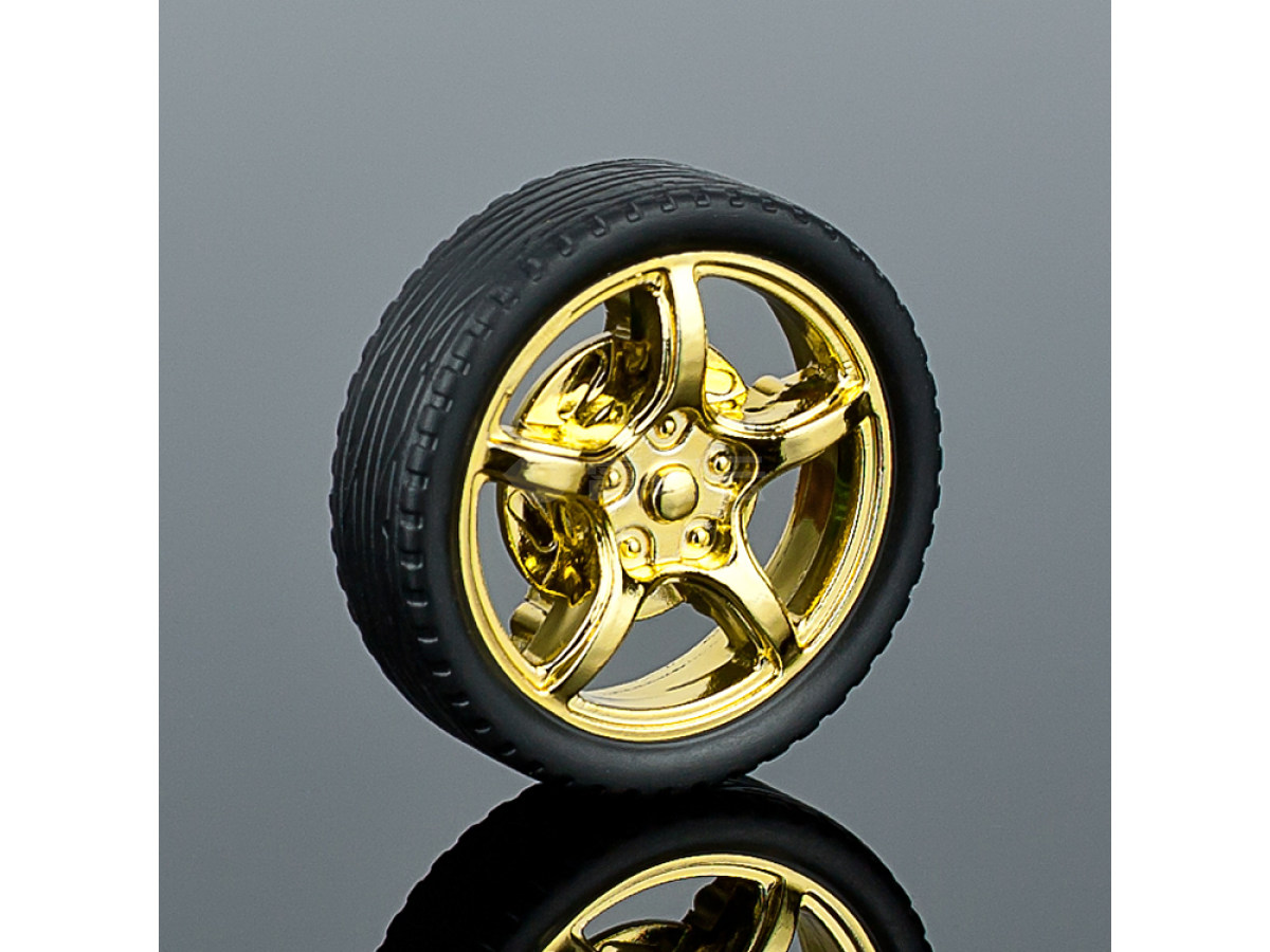 31MM喷漆车轮胎包注包胶仿真玩具车轮定做