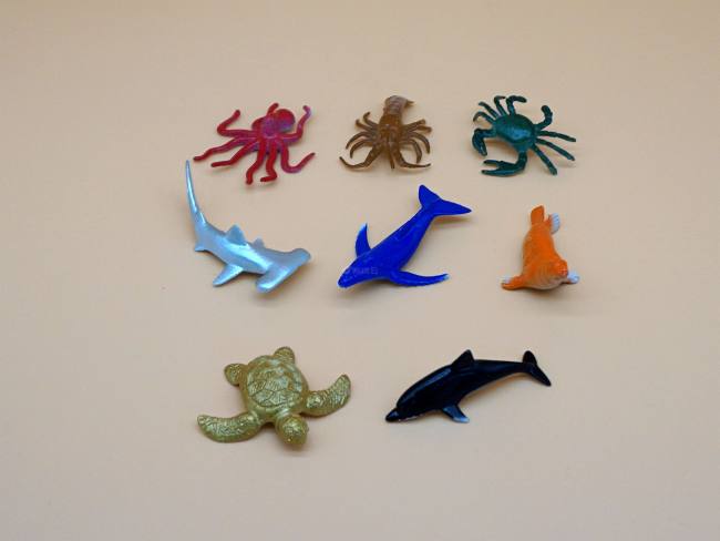海洋动物恐龙套装玩具实心丙料动作恐龙