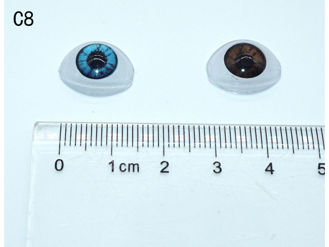 黑白玩具塑料活动眼睛手工diy配件尺寸俱全