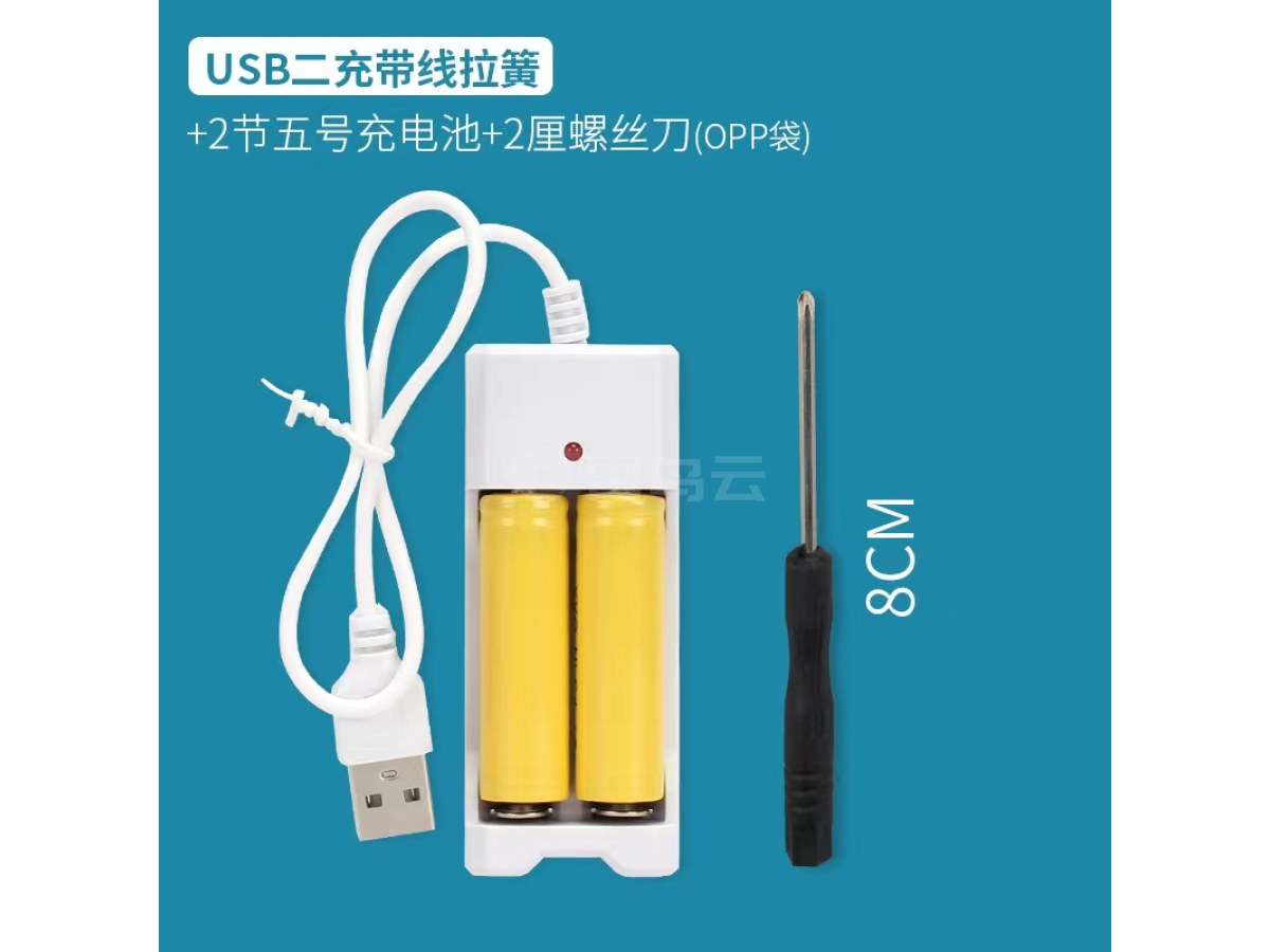 有线USB充电器（2充）