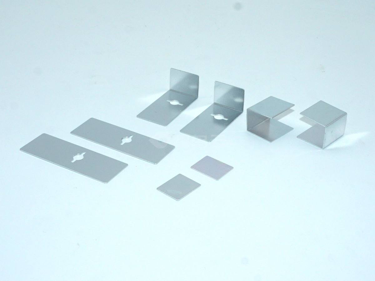 铝型材散热片不量尺寸芯片小铝块元器件配件