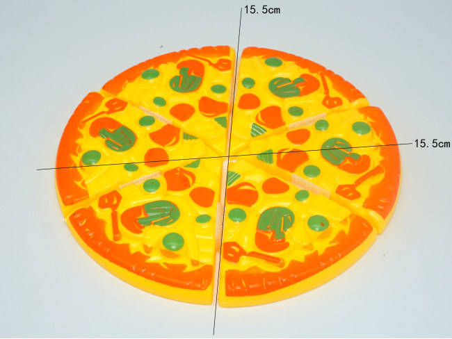 切切乐 儿童过家家仿真吹瓶食物披萨