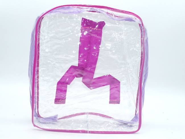 厂家定制PVC袋全拉链透明安全背包袋