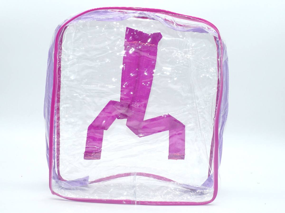 厂家定制PVC袋全拉链透明安全背包袋