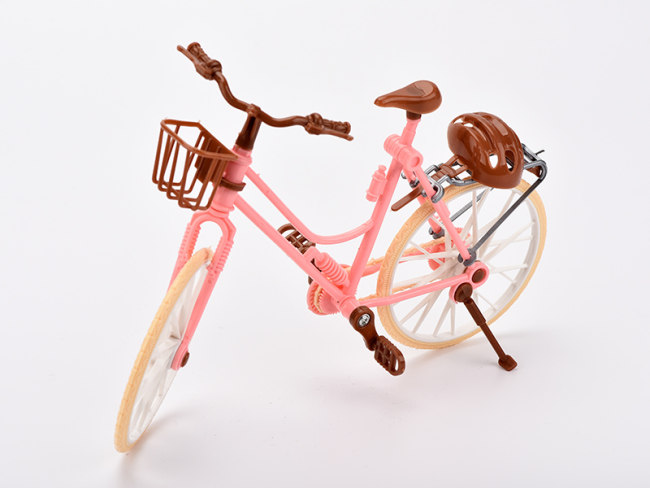 芭比配件工艺娃娃婴童过家家脚踏大自行单车
