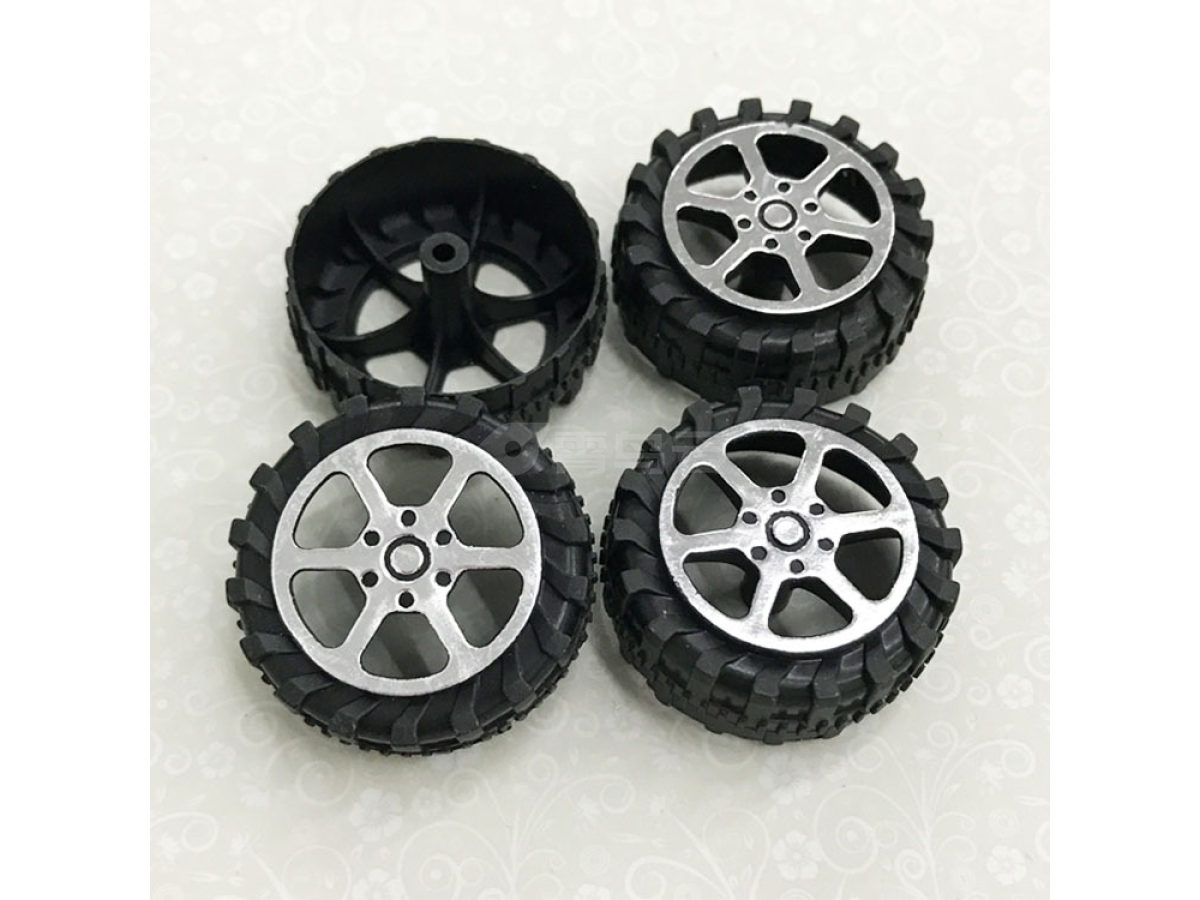 玩具车配件 塑料轮胎 环保小轮子 烫金加工