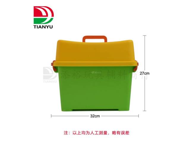 绿桶高盖收纳桶