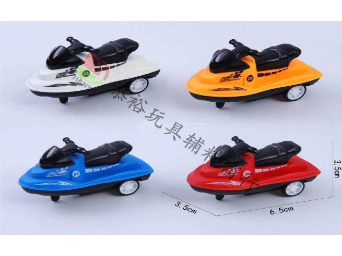 4色回力水艇沙滩摩托艇（装箱）