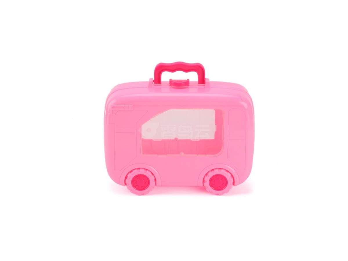 粉红色过家家手提箱