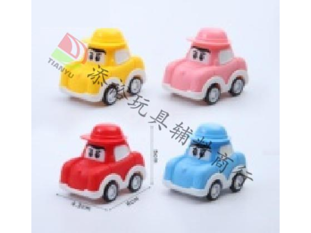 4色回力趣味卡通车（装箱）