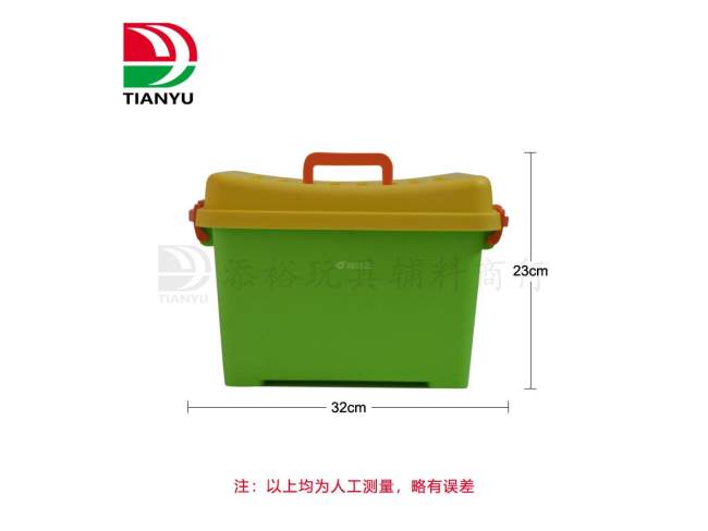 绿桶底盖收纳桶