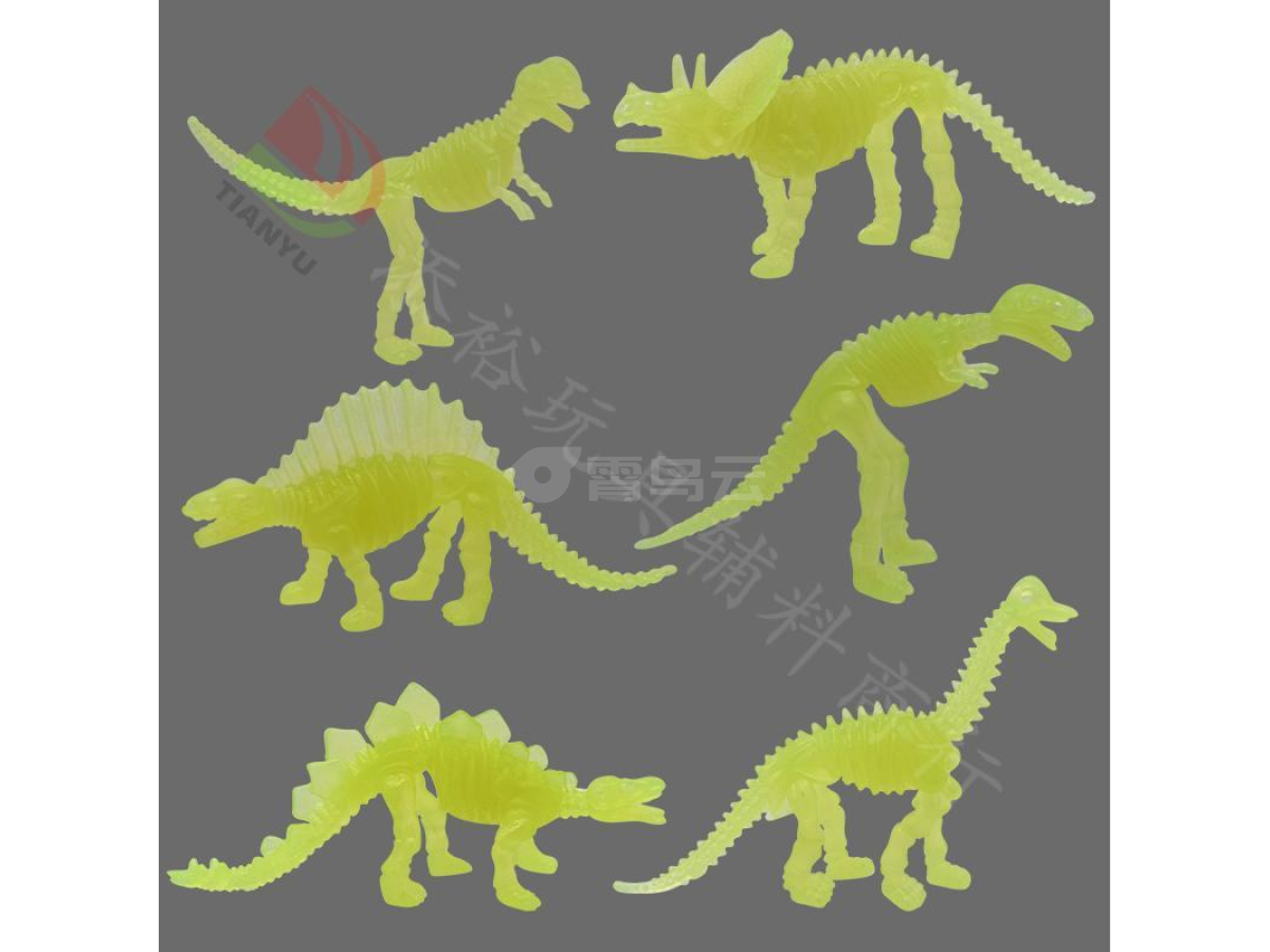 3.5寸6款夜光恐龙骨架A