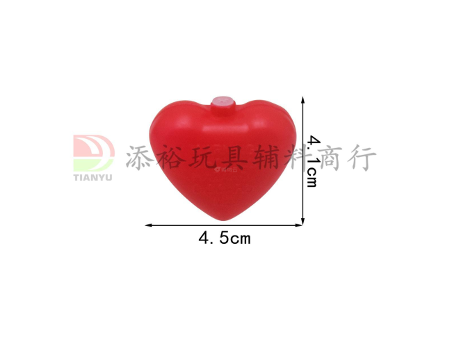 小桃心红色气囊