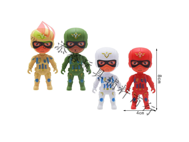 六色卡通航空兵