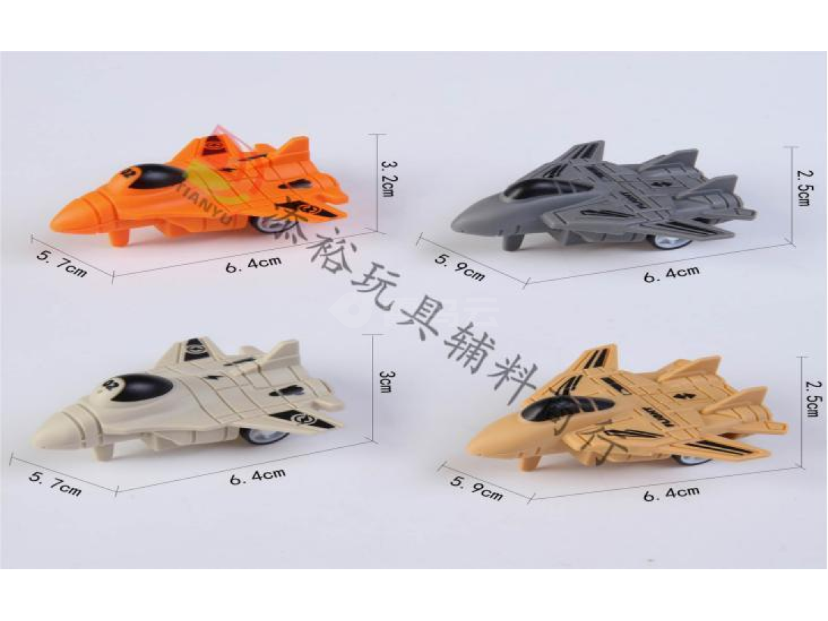 4色2款回力飞机（装箱）