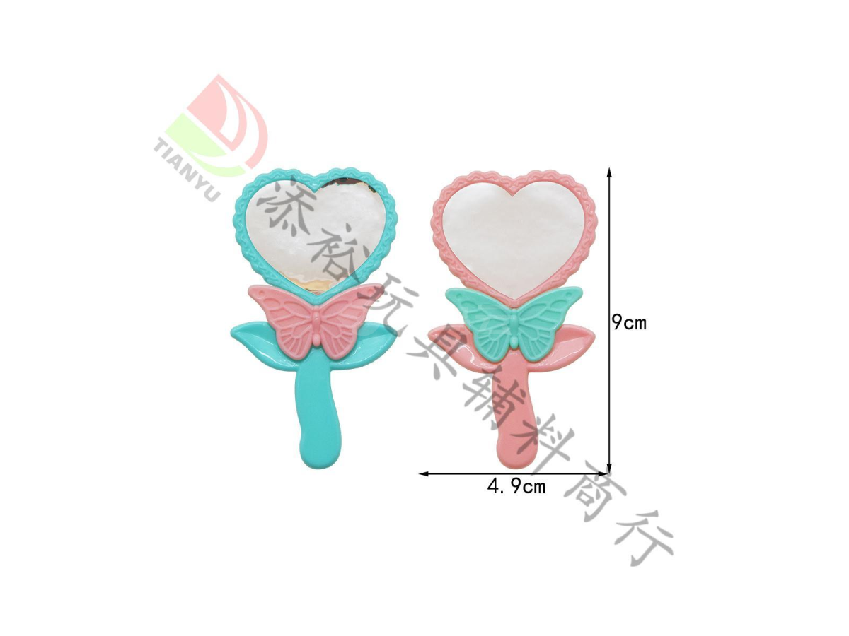 桃心蝴蝶花镜