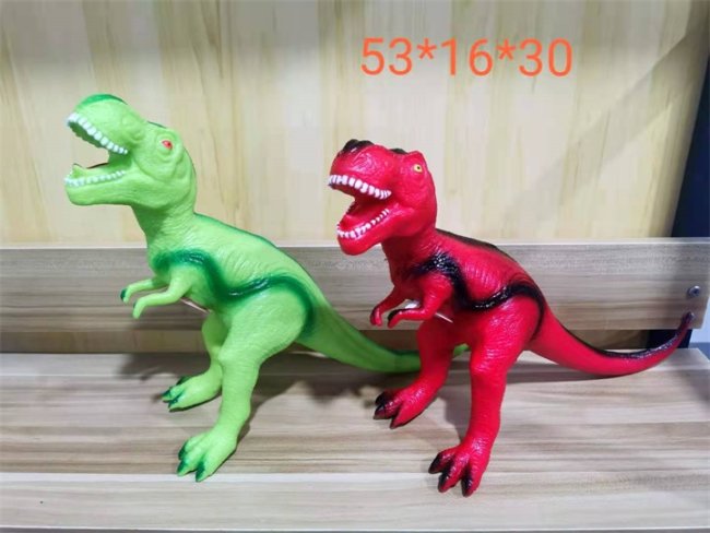 大件搪胶玩具 搪胶恐龙 软件恐龙 暴龙