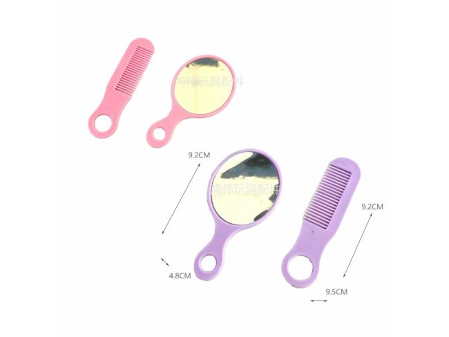 儿童饰品玩具镜子梳子梳妆过家家儿玩具
