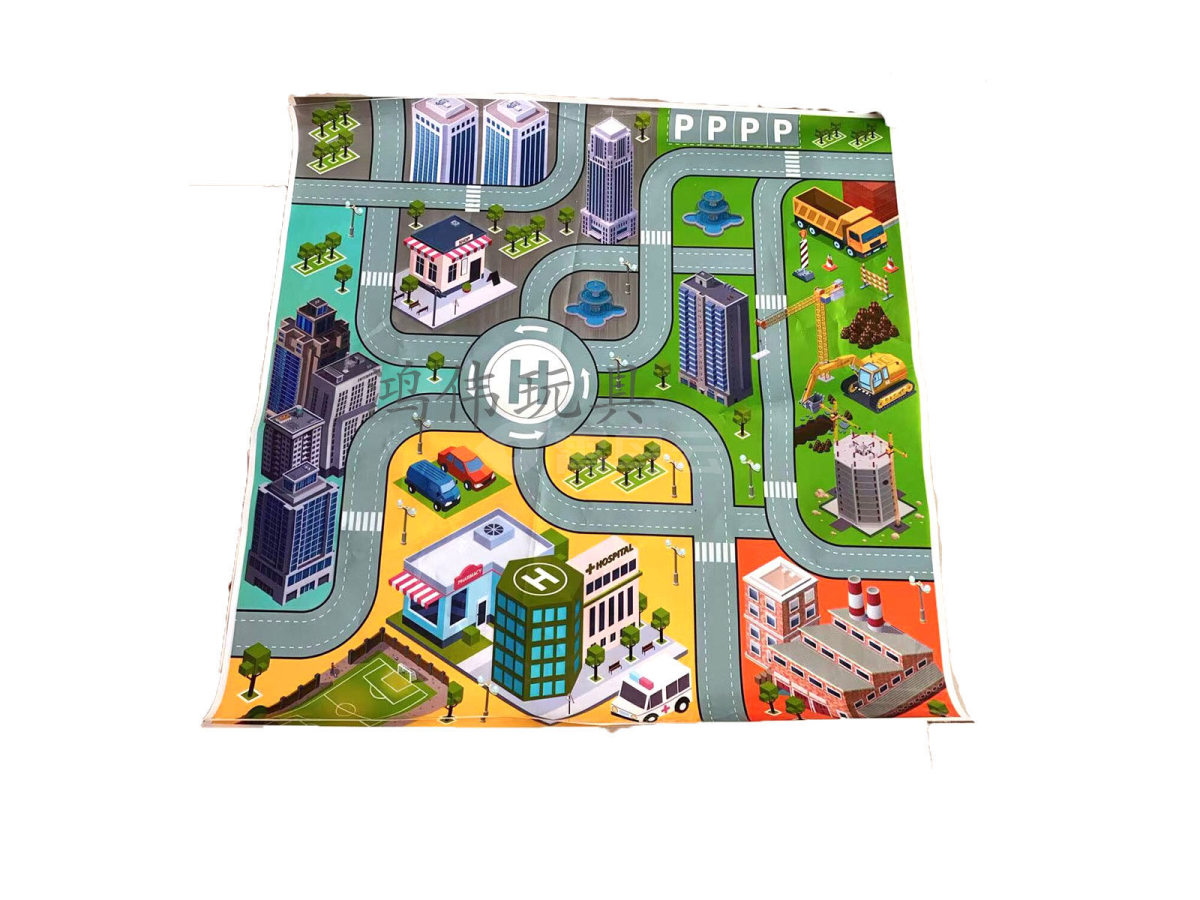 50cm城市交通运输工程地图模型纸