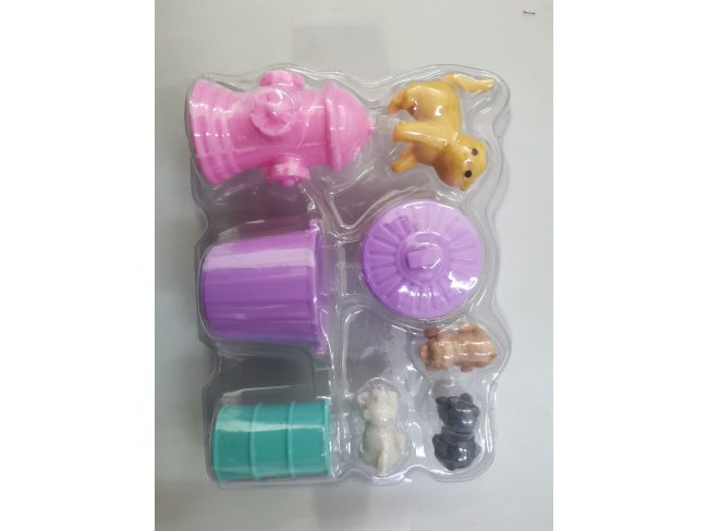 芭比饰品配件，吸塑板包装