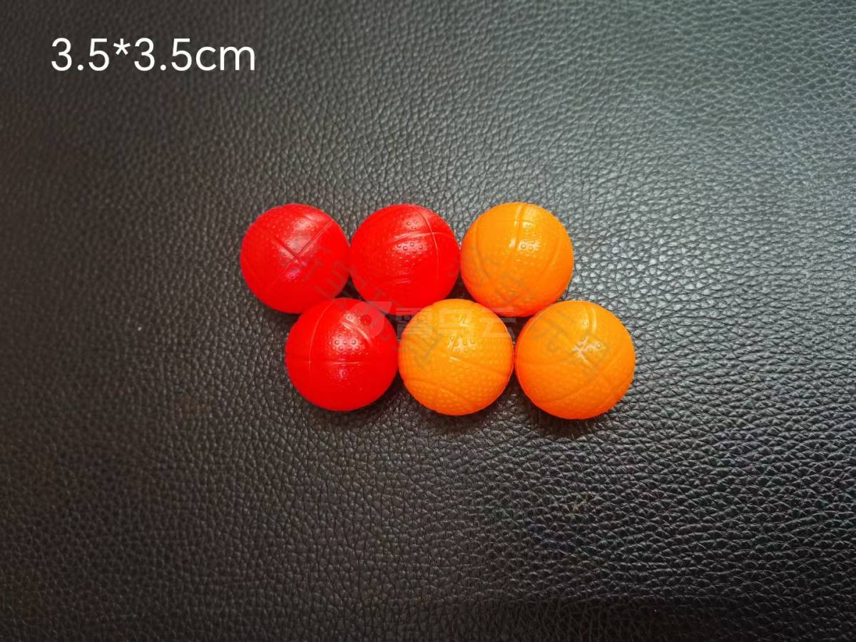 戏水玩具配件6cm吹瓶篮球
