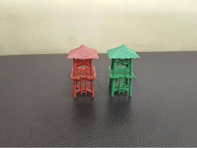 草亭，木头，树，石头