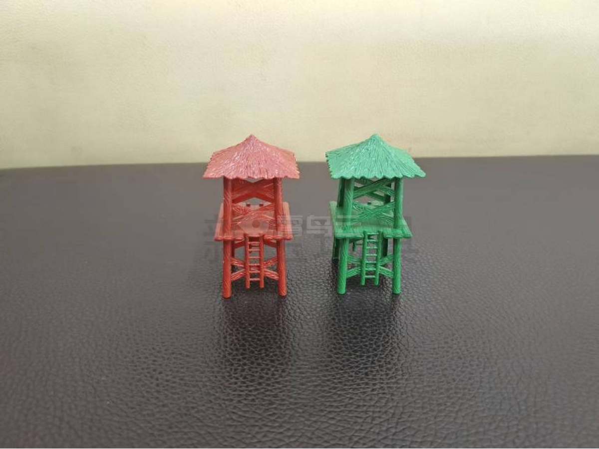 草亭，木头，树，石头