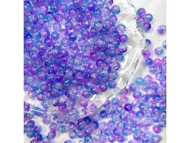 亚克力三色裂纹珠（8、10mm等多尺寸）