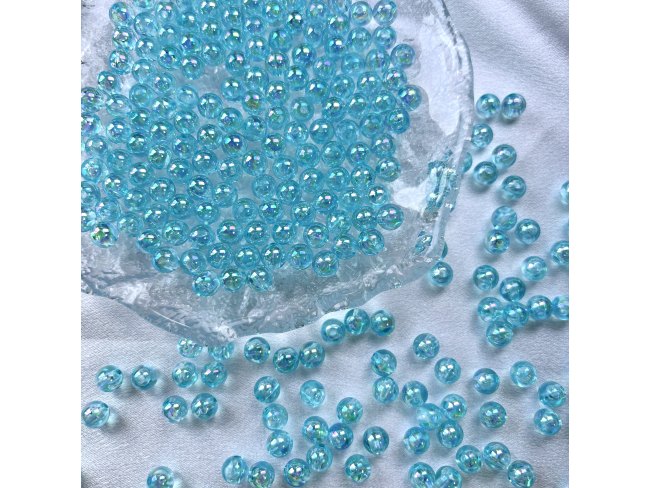 板镀透明彩珠（多款式多颜色）
