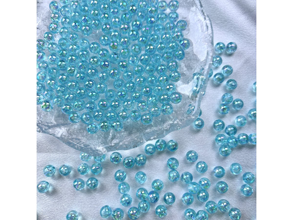 板镀透明彩珠（多款式多颜色）