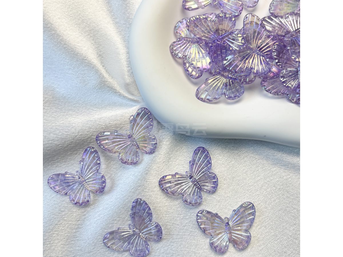 镀彩蝴蝶珠