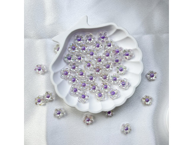 镀彩小梅花珠中珠