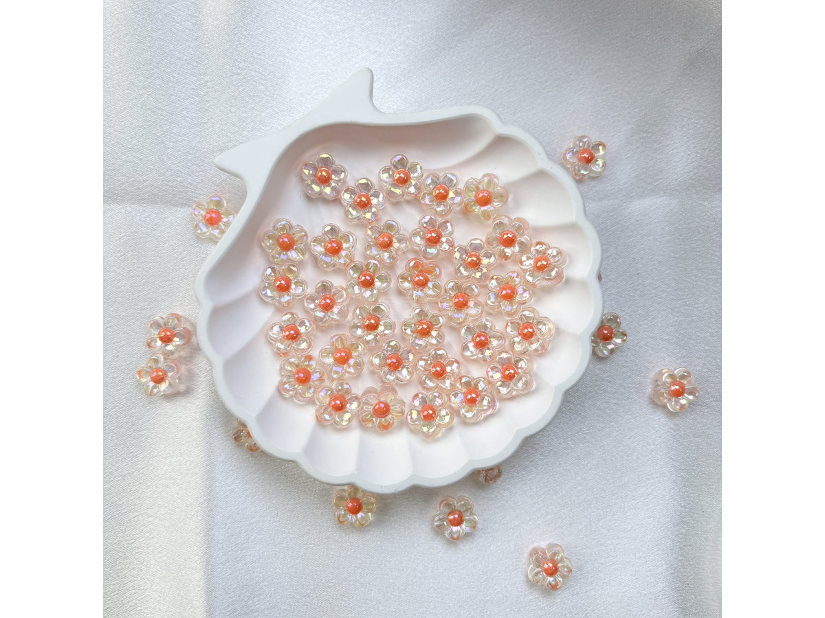 镀彩小梅花珠中珠