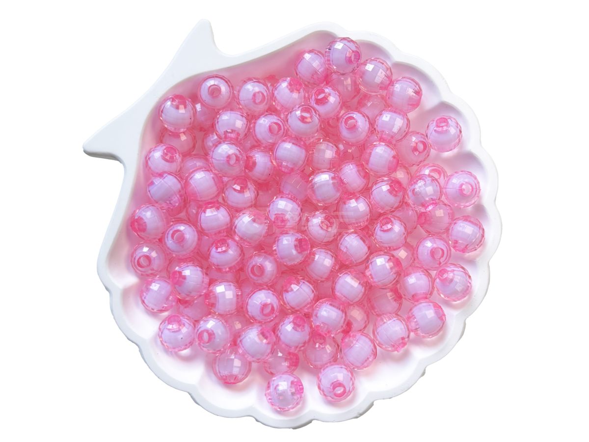 亚克力地球珠中珠（外彩，8、10mm等多尺寸）