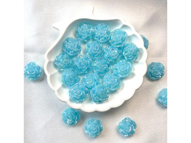 镀彩山茶花花珠