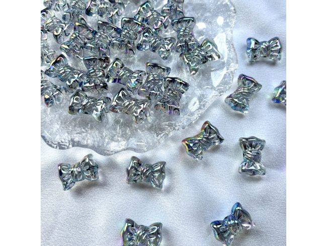 uv镀彩蝴蝶结珠