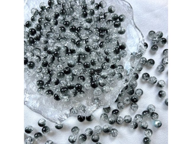 亚克力双色裂纹珠（8 10mm等多尺寸）