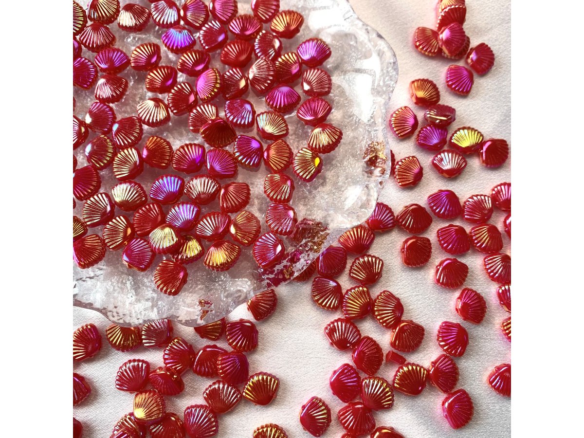 镀彩贝壳珠