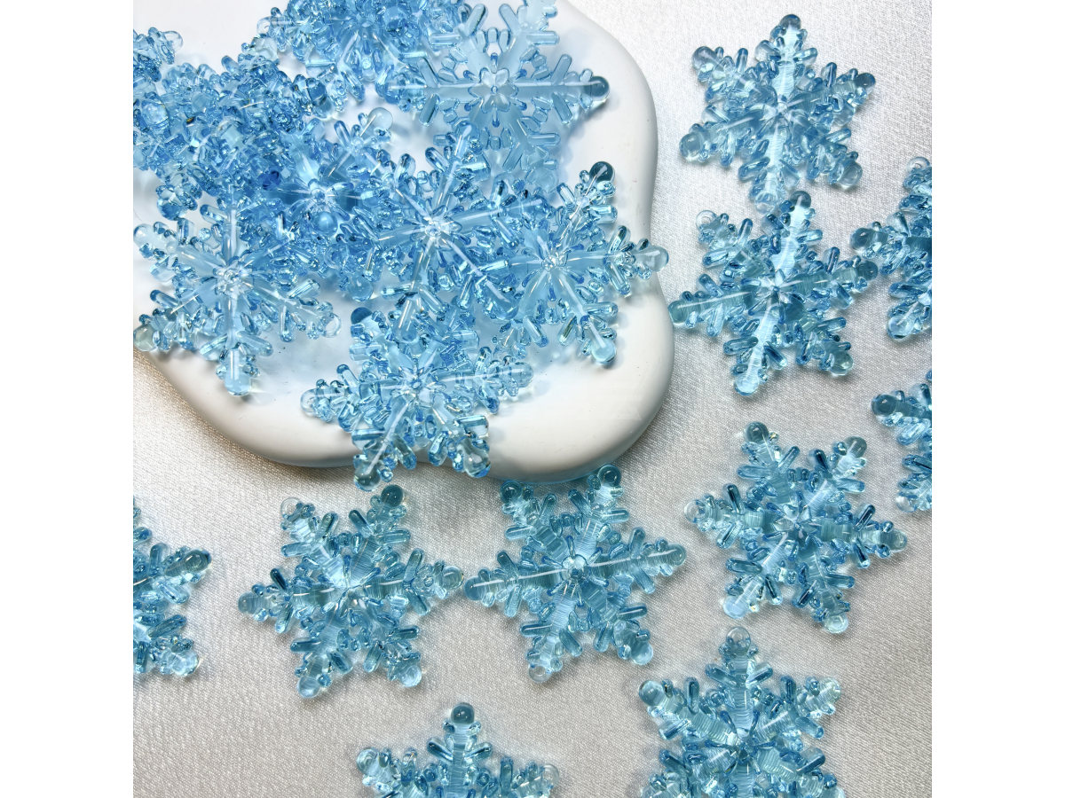 40×46mm亚克力冰透雪花