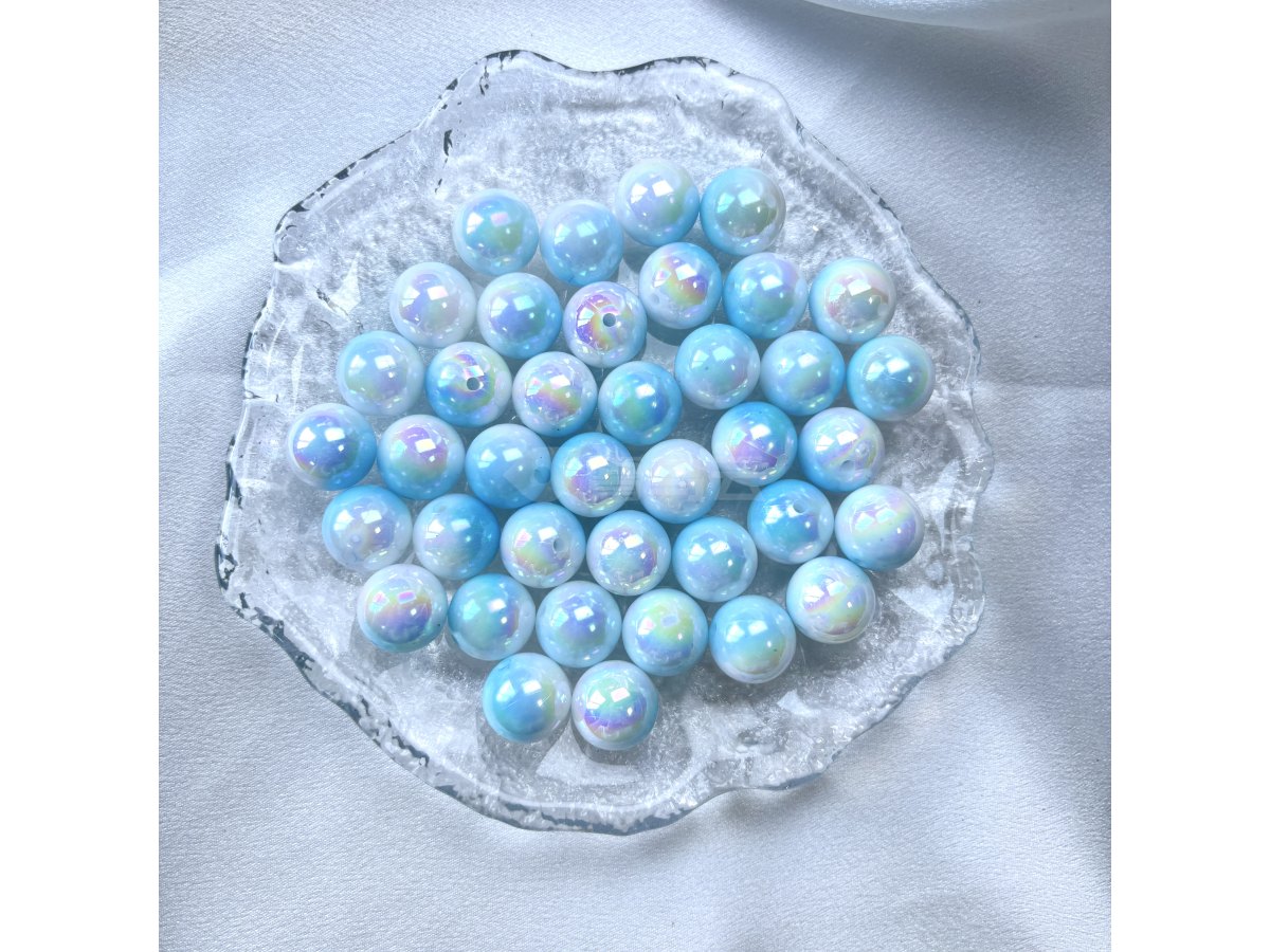 马贝幻彩多色圆珠