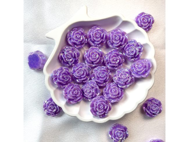 镀彩山茶花花珠