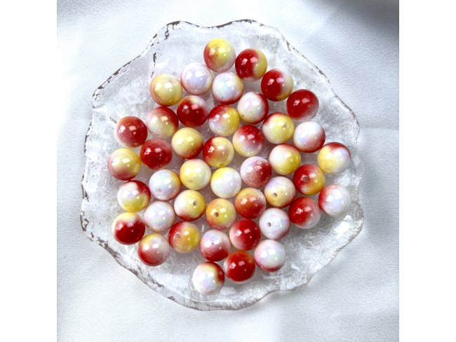 马贝幻彩多色圆珠