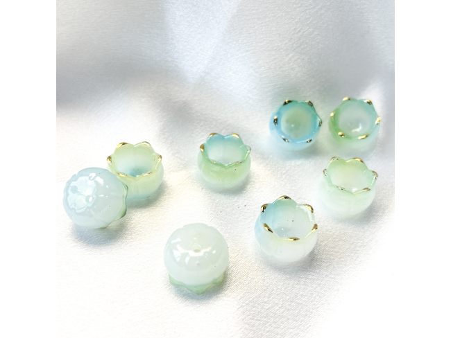 渐变铃兰花花苞珠