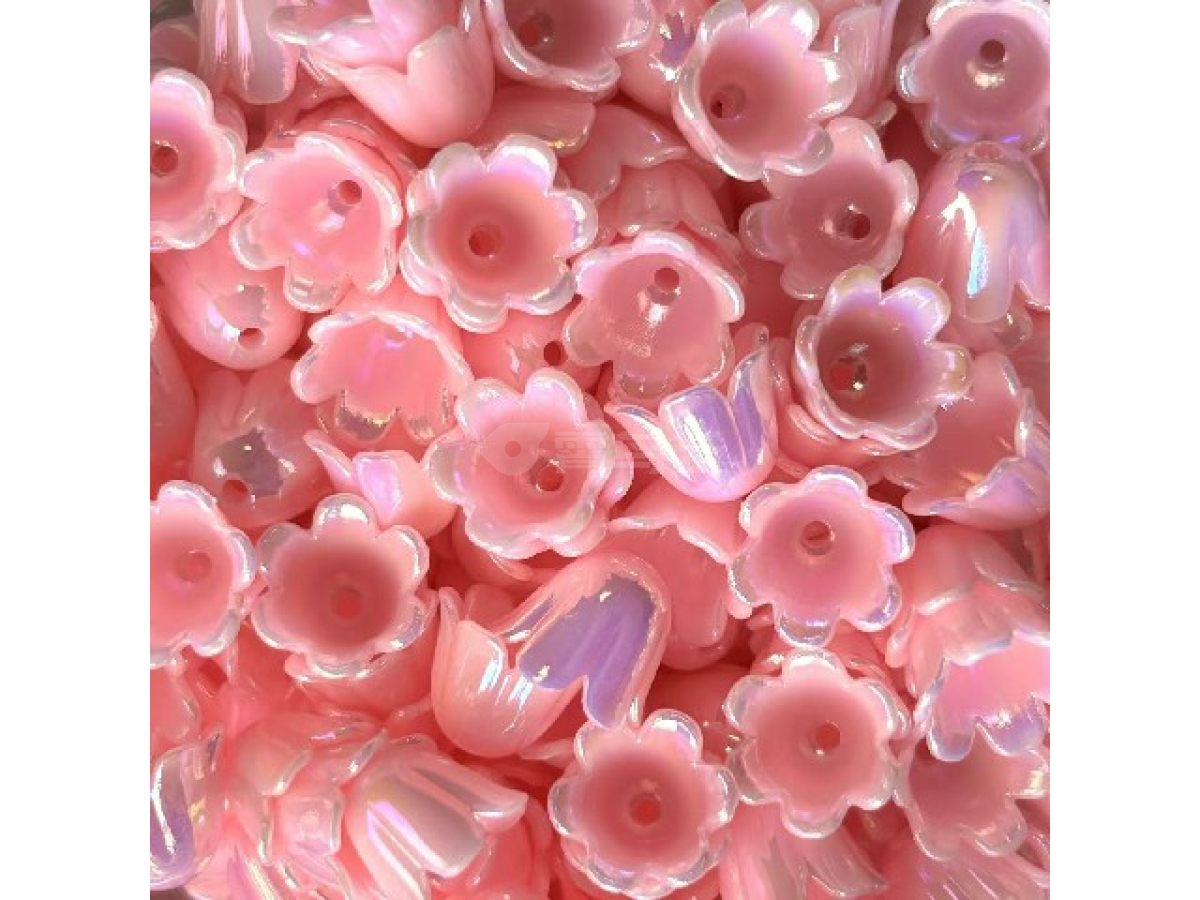 镀彩小铃兰花花珠